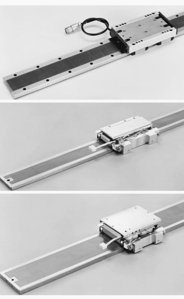 Permanent magnet (PM) linear stepping motors