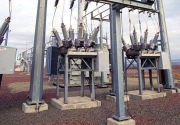 Transient behavior of substation grounding grids under lightning surges