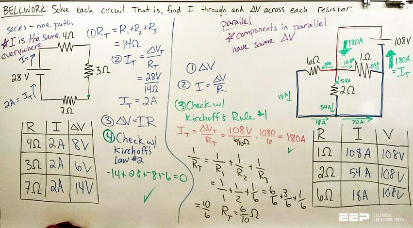 basic electrical engineering circuit