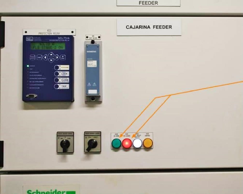 Indoor CB control switch and indicators