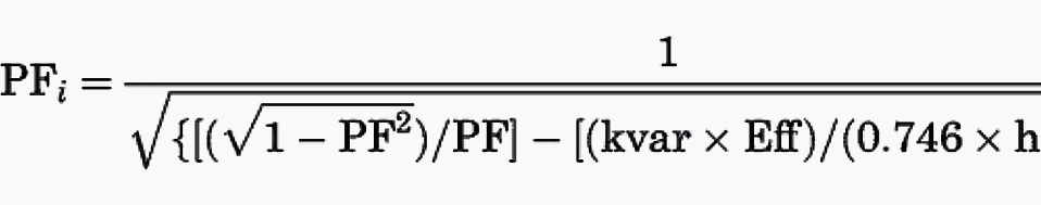 PFi formulae