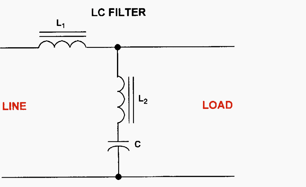 Series-resonant harmonic current filter