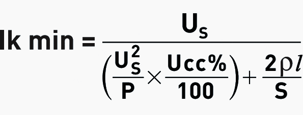 Approximate value of the minimum short circuit