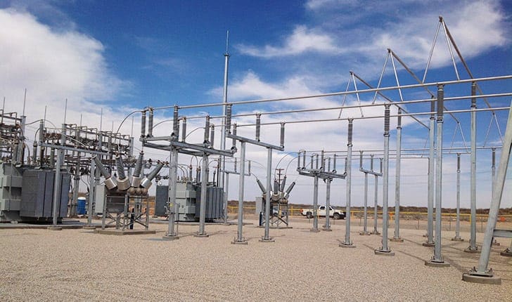 Open-air substation