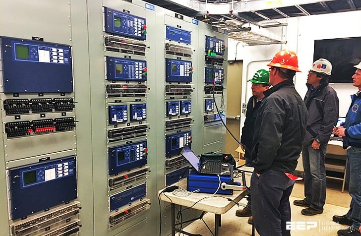 Relay settings and applying high-impedance differential busbar protection scheme