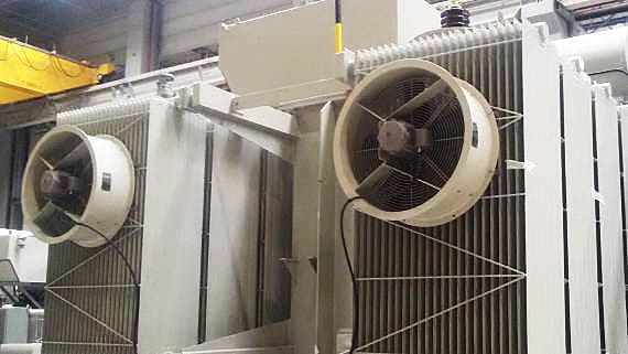 Transformer axial fans