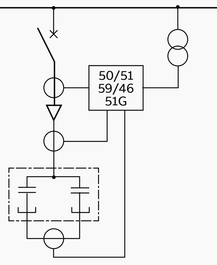 Capacitor switching