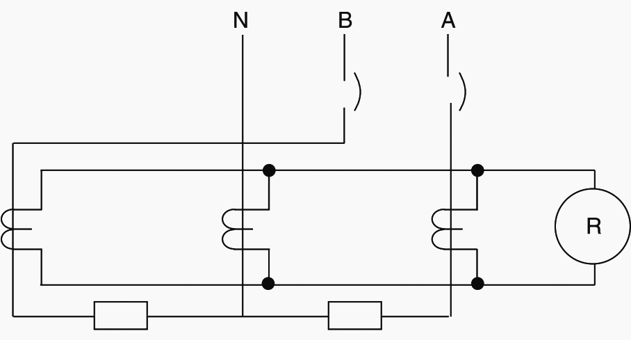 Differential protection center-tapped loads