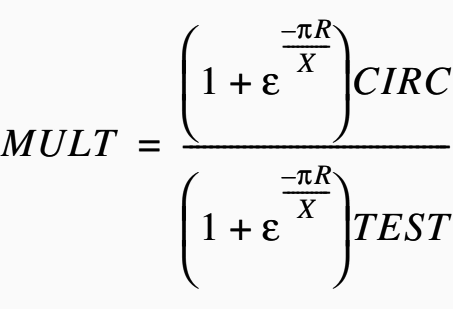 Multiplier formulae