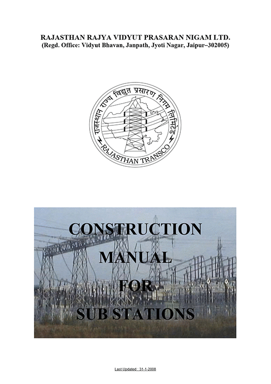 Construction of a grid substation for engineers and technical supervisors