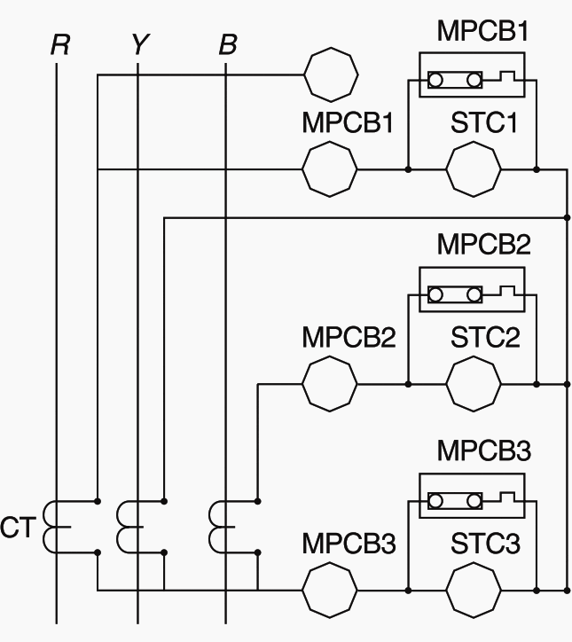 Series tripping using MPCBs