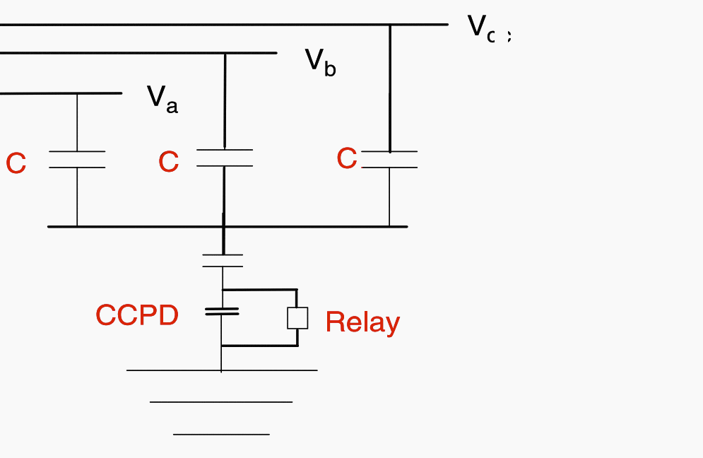 Neutral voltage unbalance protection for an ungrounded wye capacitor bank using a capacitor voltage divider