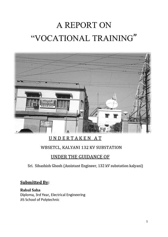 132 KV substation basic training for students