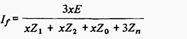 Resultant fault current