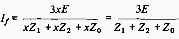 Resultant fault current