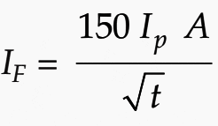 CT fault-current formulae