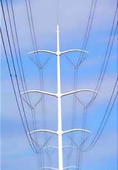 Steel tube pylon