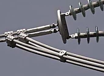 Surge arresters connection detail