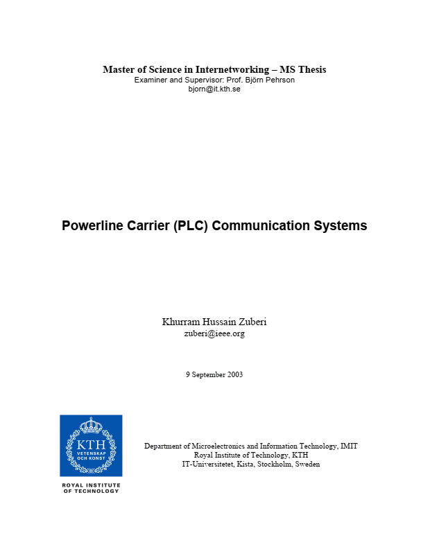 Powerline carrier (PLC) communication systems in power transmission and distribution