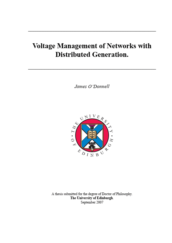 Network operating practice for efficient connection of distributed generation