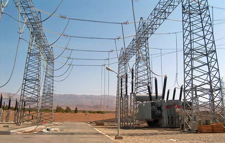 220 kV busbars