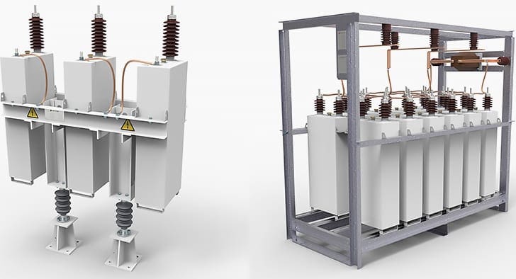 Examples of fixed capacitor bank