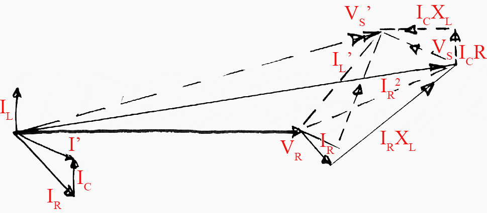 Shunt capacitance connection diagram