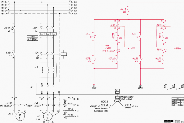 Motor Control Center Single Line Diagram