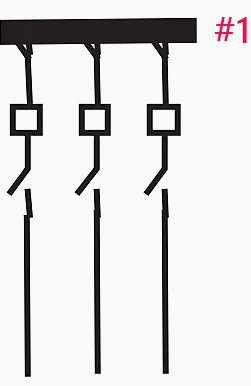 Single bus single bus, single breaker substation arrangement