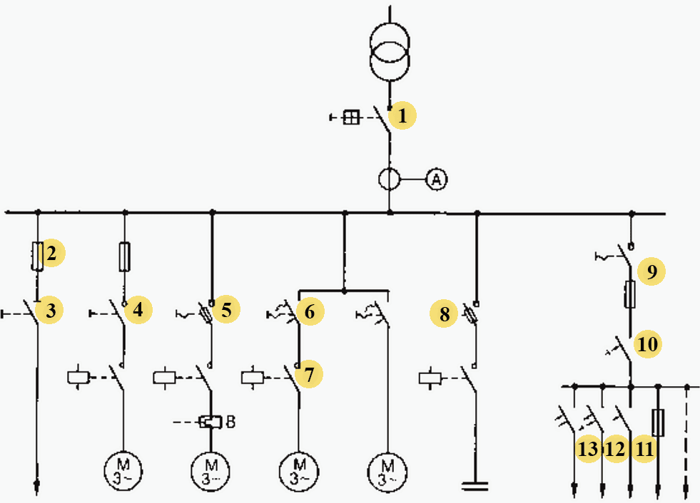 Examples of applications for low voltage switching devices