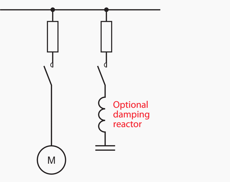 Capacitor banks with separate control