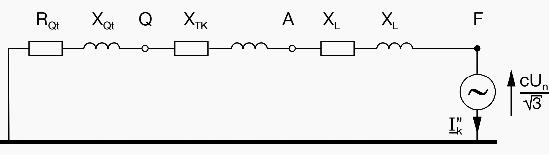 Equivalent circuit for electrical network