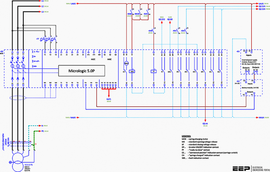 How does low voltage protection unit work