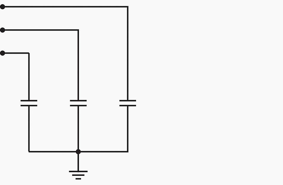 Star connection, neutral earthed capacitor bank