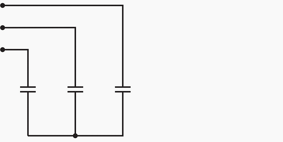 Star connection, neutral not connected capacitor bank