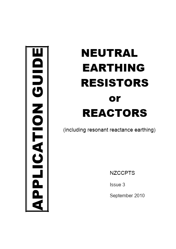 Handbook for application of neutral earthing resistors (NERs) at the substation