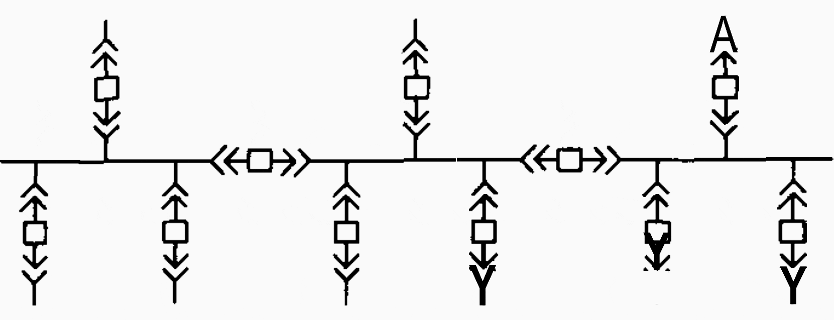 Three-source sectionalized-bus arrangement