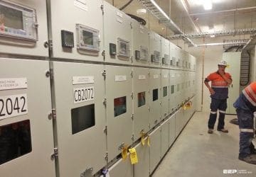 Civil engineering in installation of substation buildings and switchboard rooms