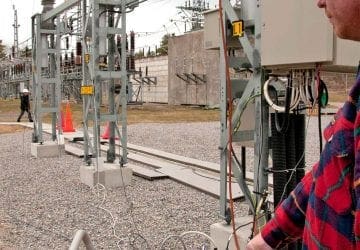 Performing electrical tests in EHV power substations