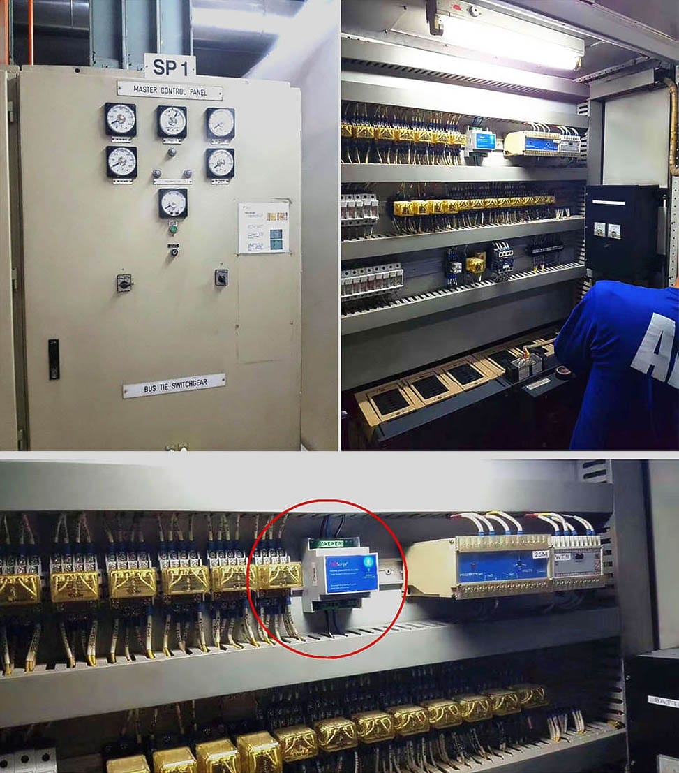 Surge protection device installation