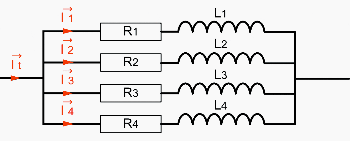 Application to conductors in parallel