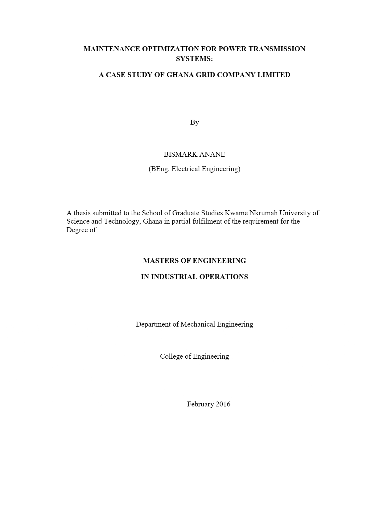 Condition monitoring approach for the maintenance of the power transformers