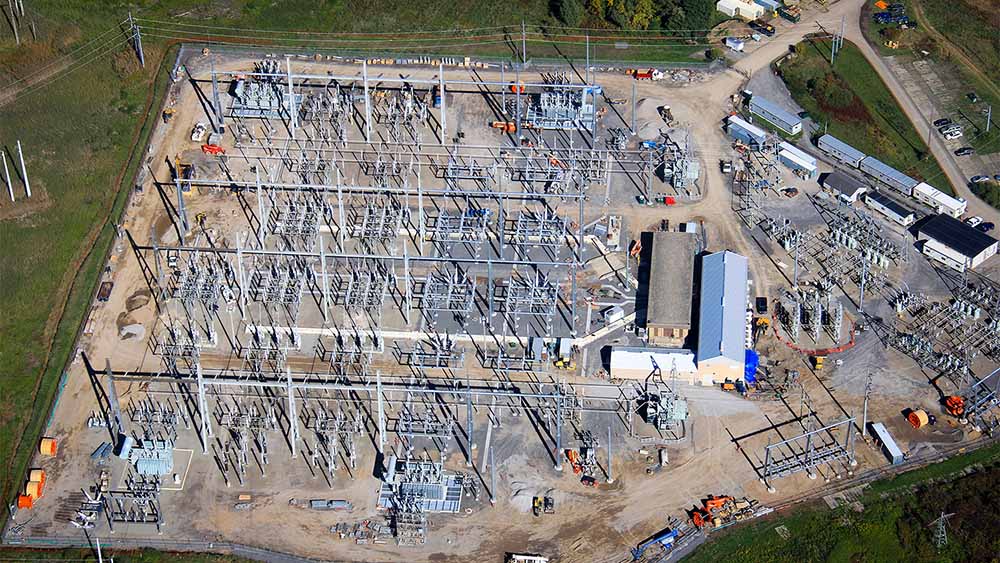 Substation Aerial View