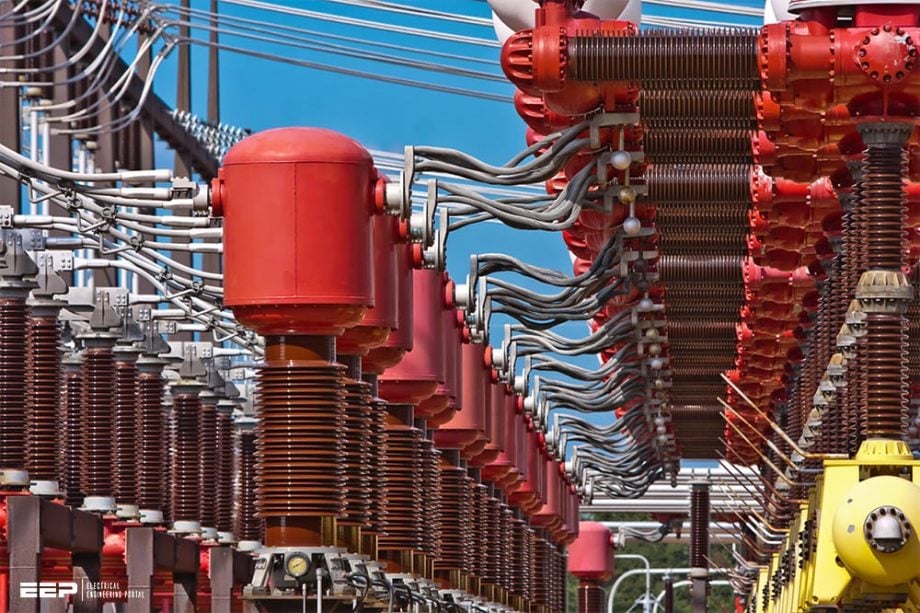 Substation and switchyard structures that support electrical equipment