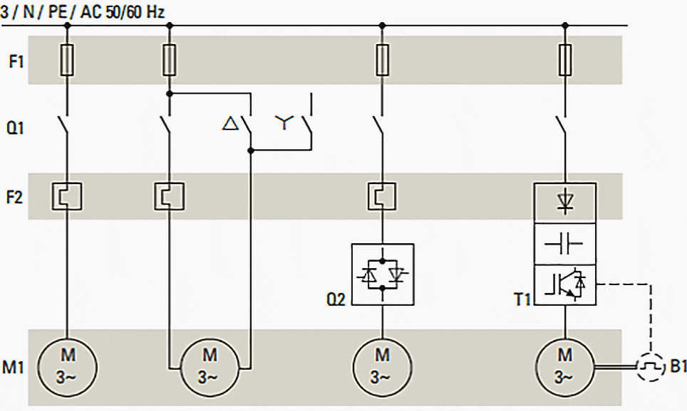 Motor System Single-Line Diagram