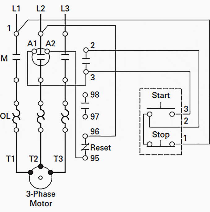 Typical Starter Wiring Diagram
