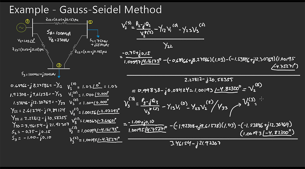 Power System Analysis Course: Load Flow and Short Circuits