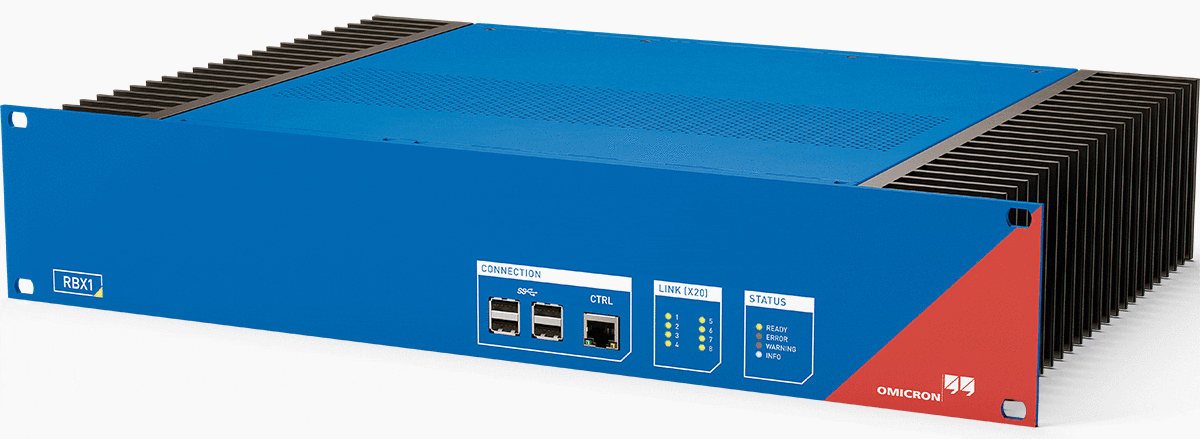 Front view of the StationGuard 19” rack-variant RBX1