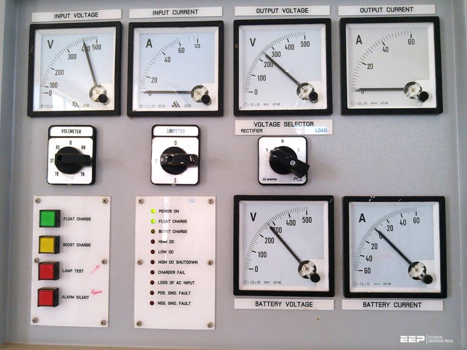 Sizing of DC charger 110V (Auxiliary power supply used in primary/secondary substation) for MV panels