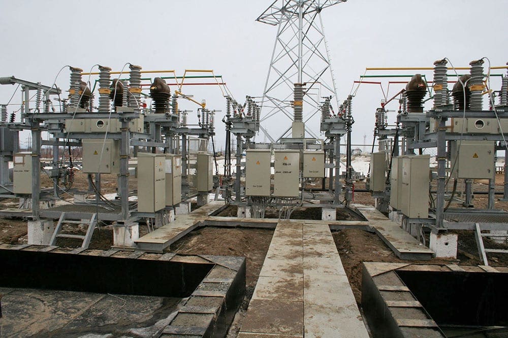 Substation underground cable duct system